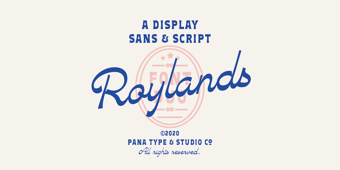 Fuente Roylands Font Duo